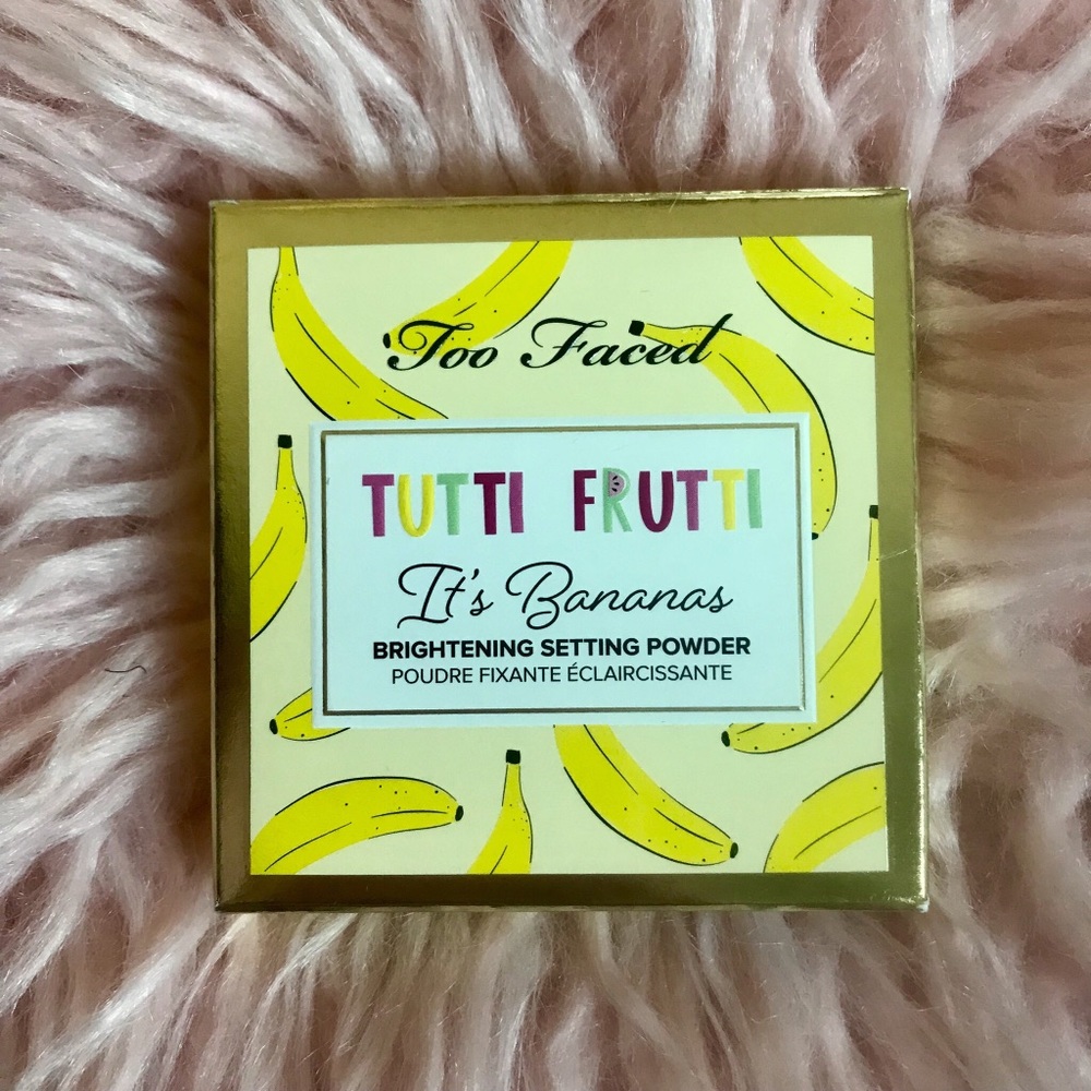 Too faced tutti frutti banana setting powder
